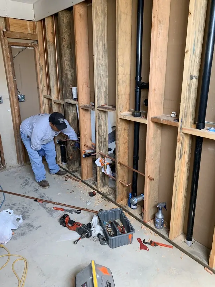 Commercial rough-in plumbing for Water Heater Replacement in Edison Park